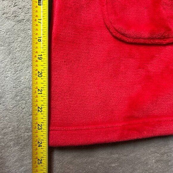 Victoria's Secret LOVE Red Thick Cozy Plush Midi Robe - Picture 9 of 10